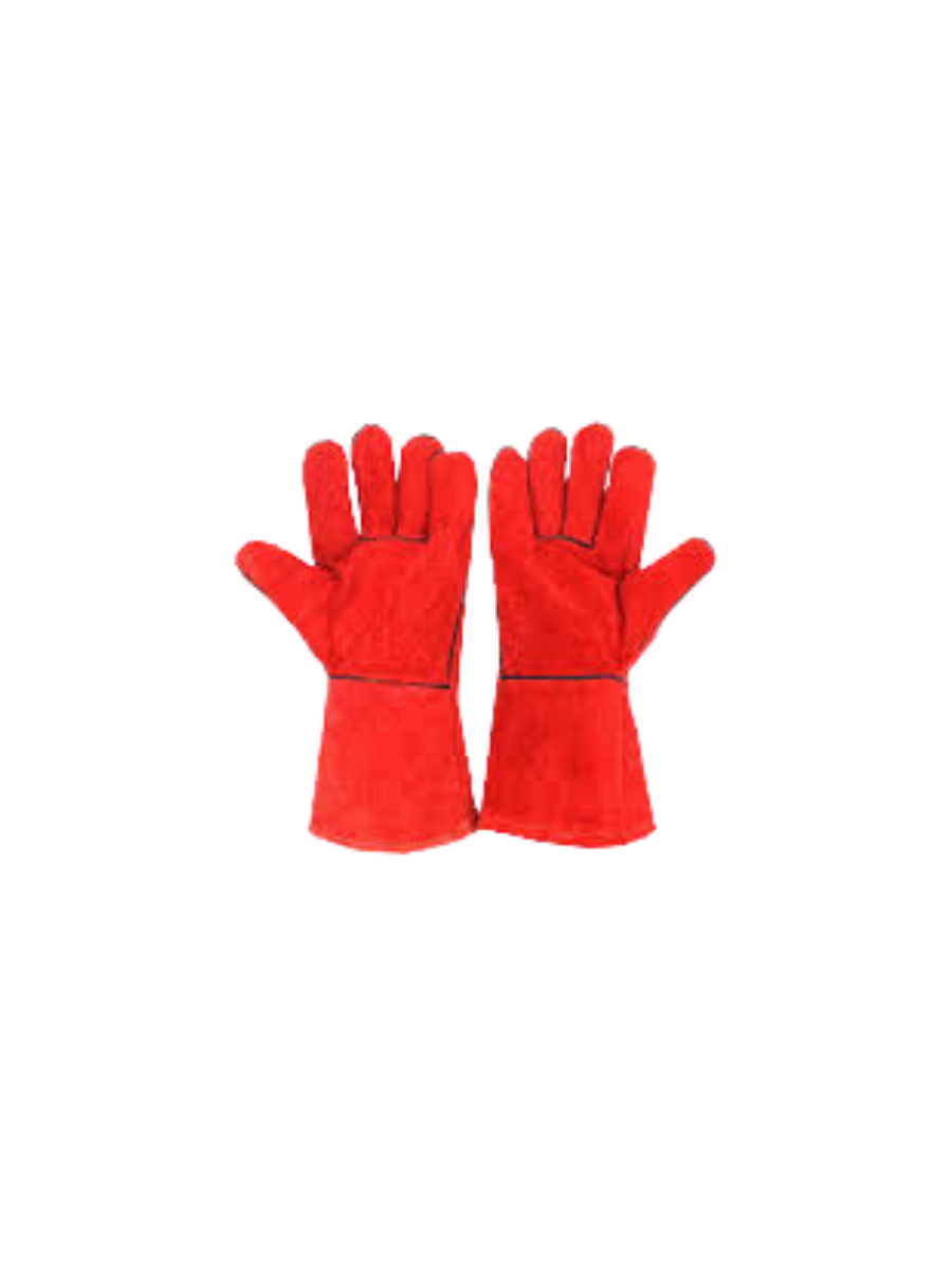 Heavy Duty Cow Hide Welding Gloves with Inner Lining – Heat Resistant Leather Safety Gloves for Industrial Welding, High Heat & Fire Protection