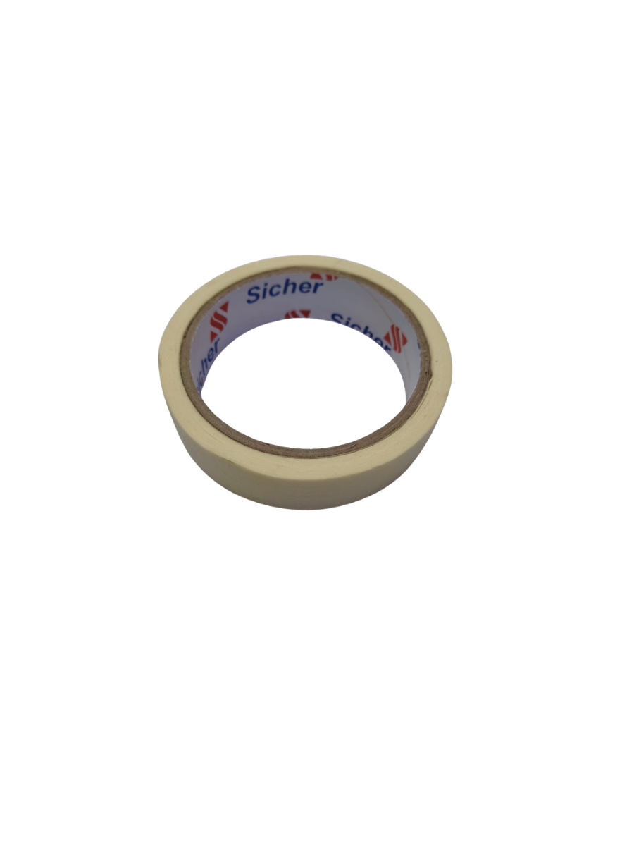 Paper Masking Tape 1" (25mm) x 15m – Strong Adhesion, Easy Tear, Clean Removal for Painting, DIY & General Use