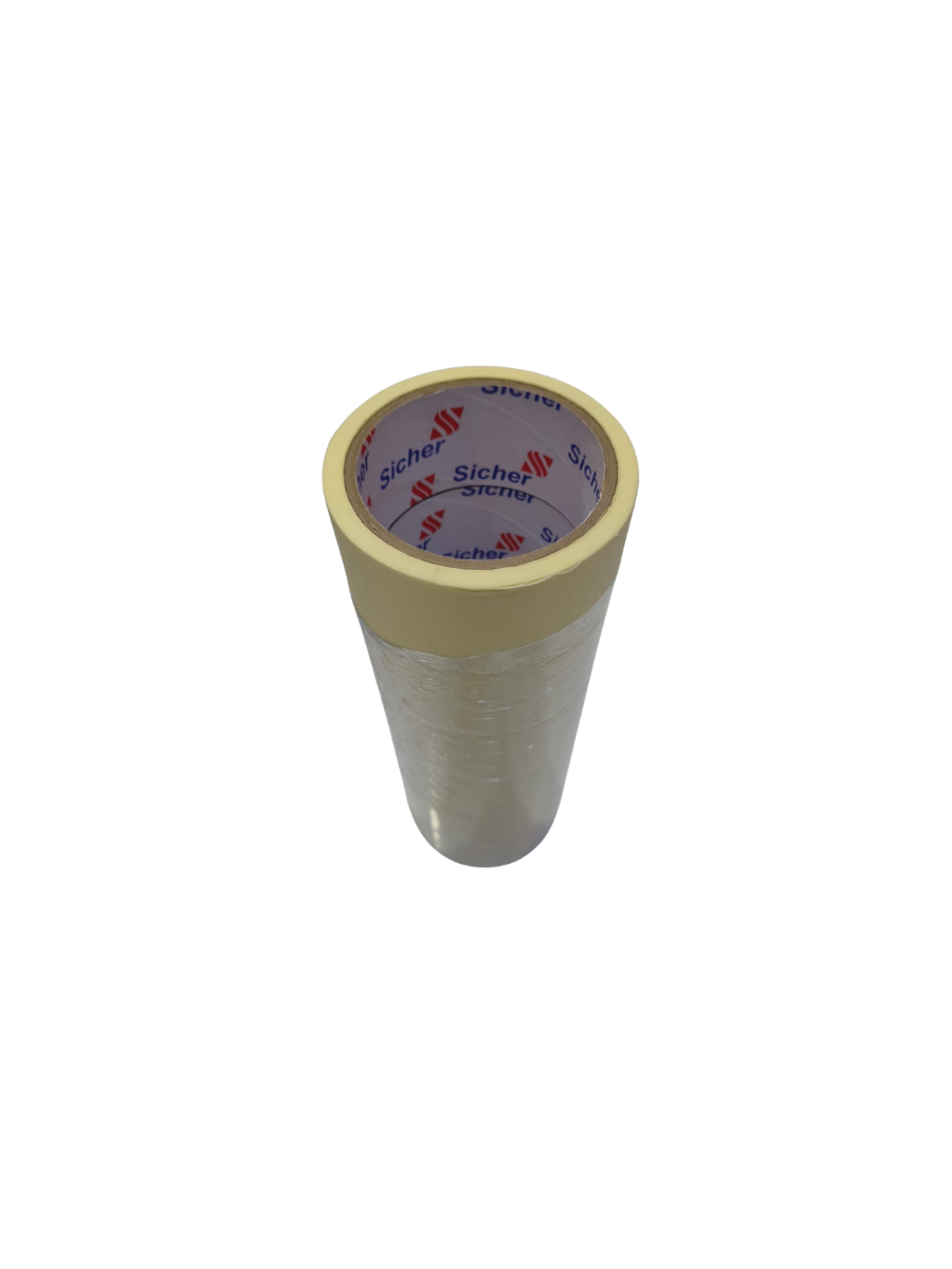 Paper Masking Tape 2" (50mm) x 15m – Strong Adhesion, Easy Tear, Clean Removal for Painting, DIY & General Use