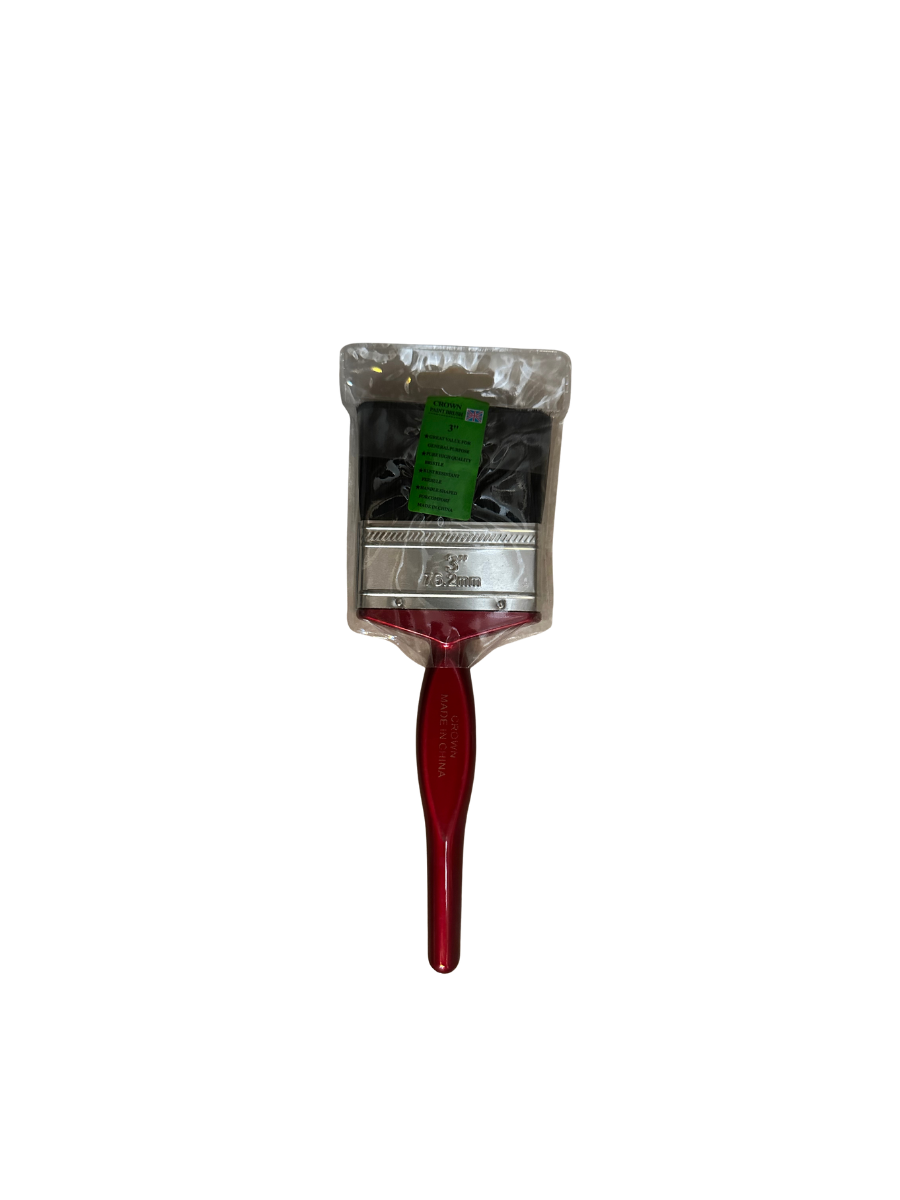 3 Inch Paint Brush – Fine Bristles for Smooth Finish, Trim Work & Detail Painting”