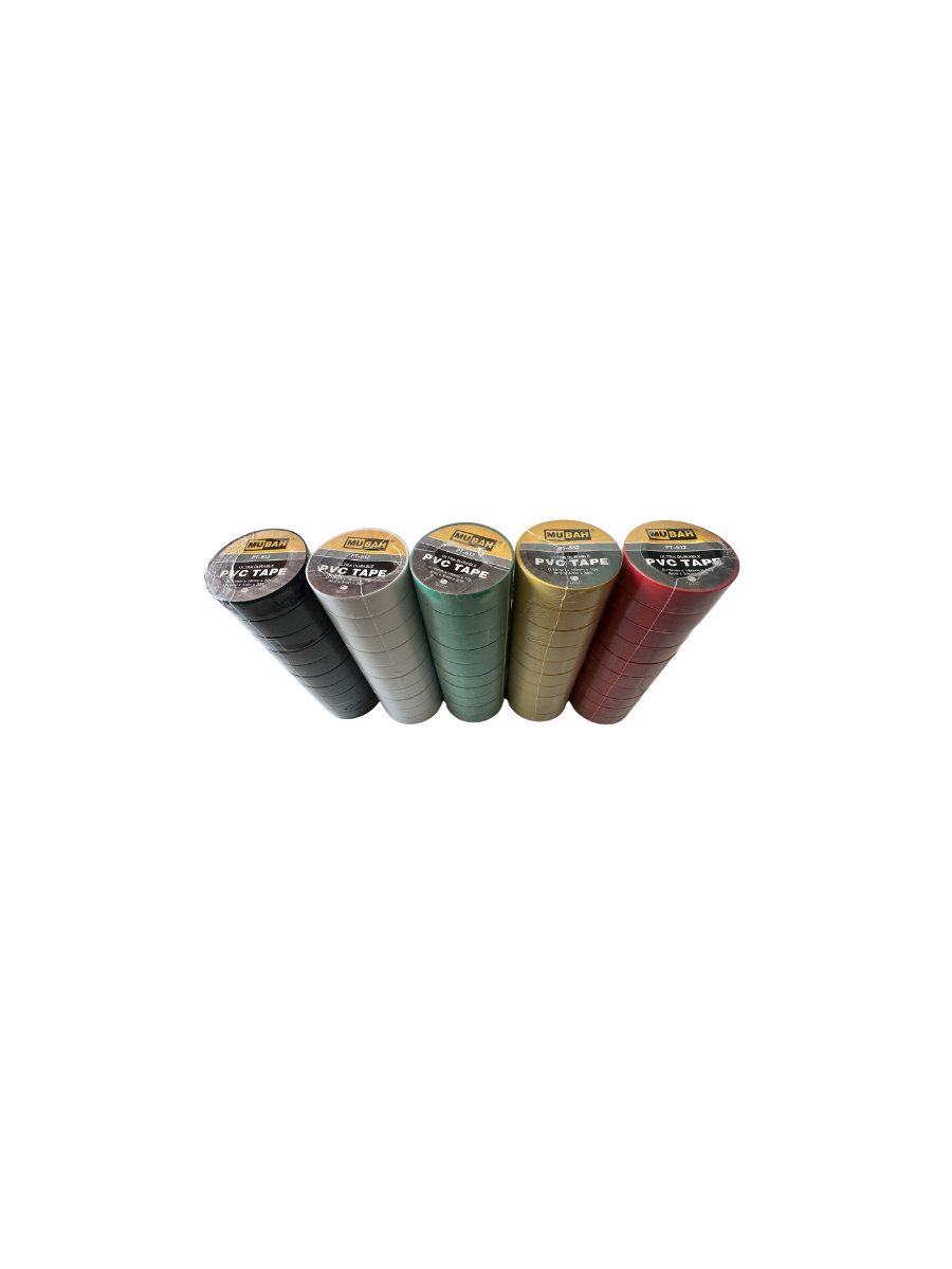Electrical Insulation Tape Pack of 10 – Strong PVC Waterproof Electricians Tape for Wires, Cables & Short‑Circuit Protection