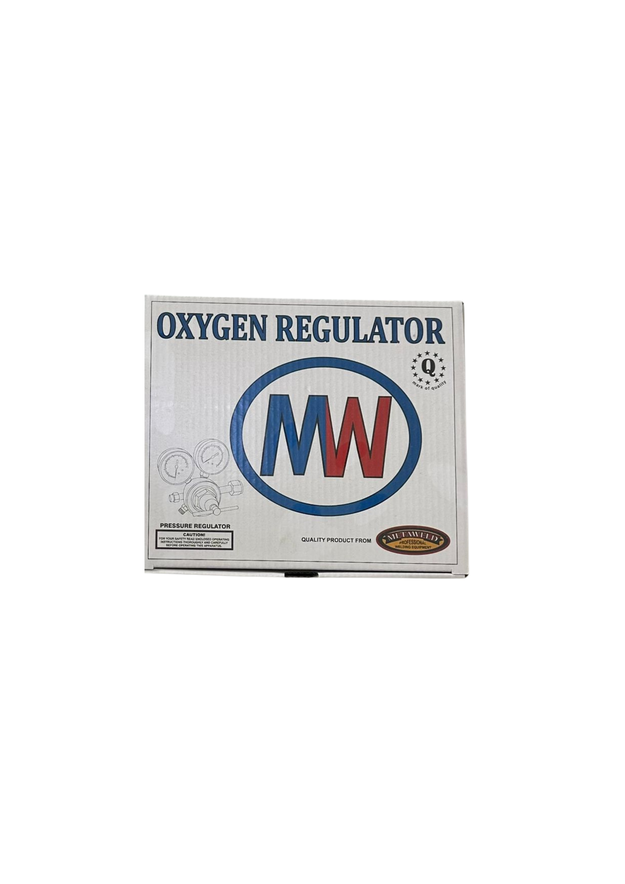 Oxygen Regulator, Heavy Duty Gas Pressure Regulator for Welding, Cutting & Industrial Oxygen Cylinder Use