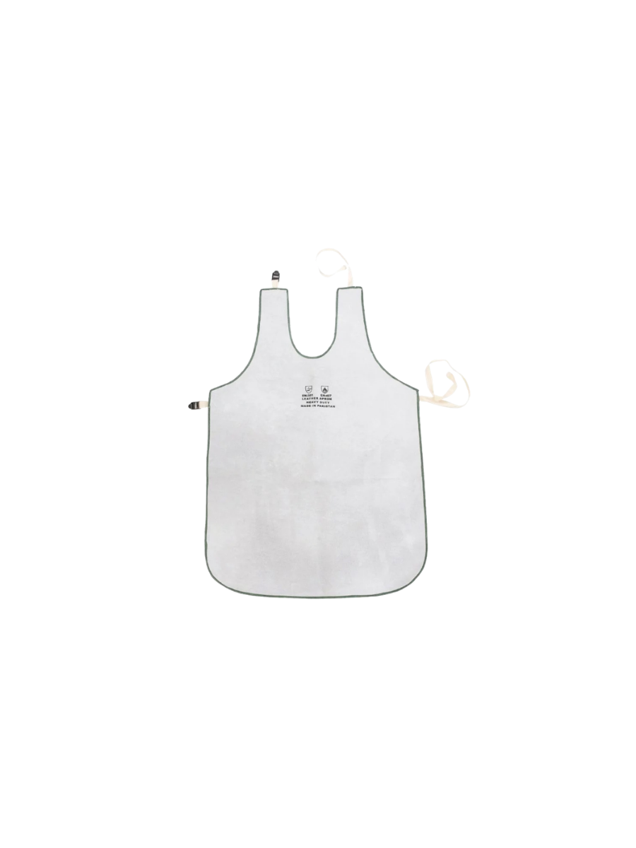 Leather Welding Apron, Heat Resistant Protective Safety Apron for Industrial & Workshop Use
