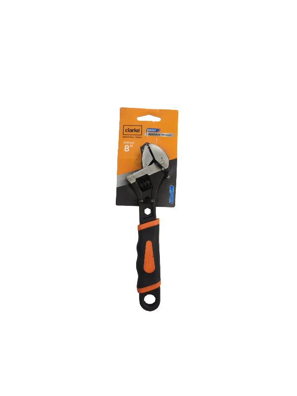 CLARKE AWG8C ADJ. WRENCH 8" SOFT GRIP