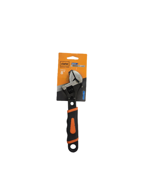 CLARKE AWG8C ADJ. WRENCH 8" SOFT GRIP