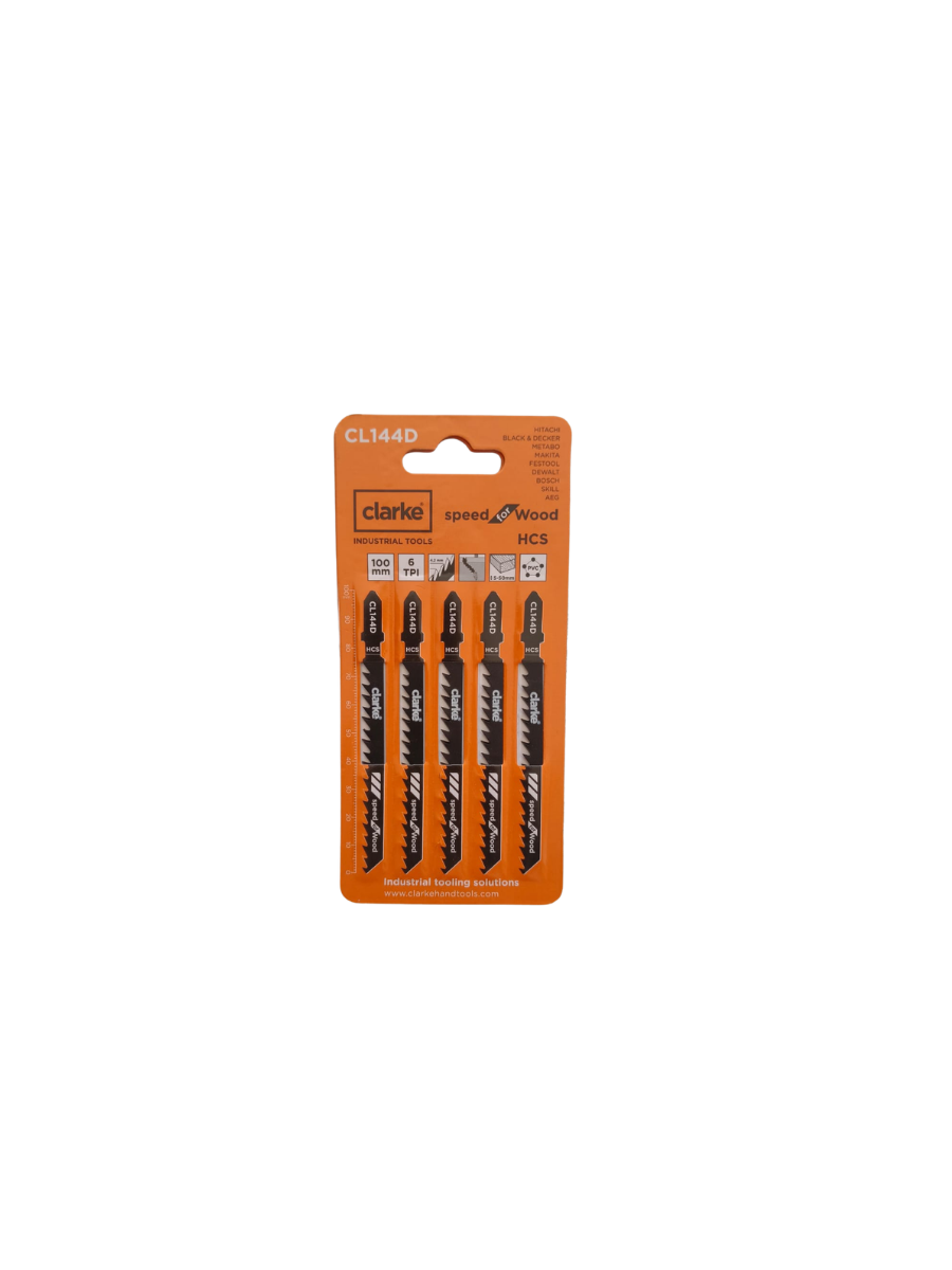 CLARKE CL144D HCS JIGSAW BLADE FOR WOOD