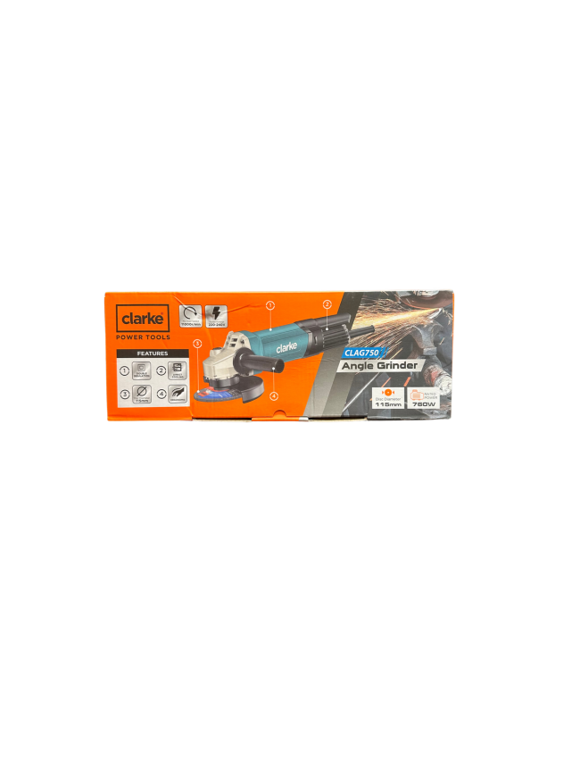 Clarke 4.5" CLAG750 Angle grinder 750w