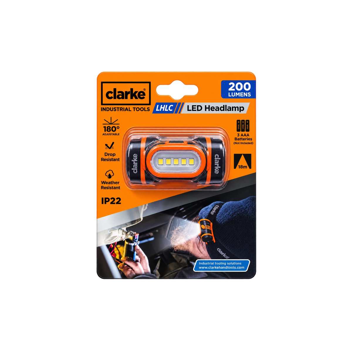 CLARKE LHLC LED HEAD LAMP