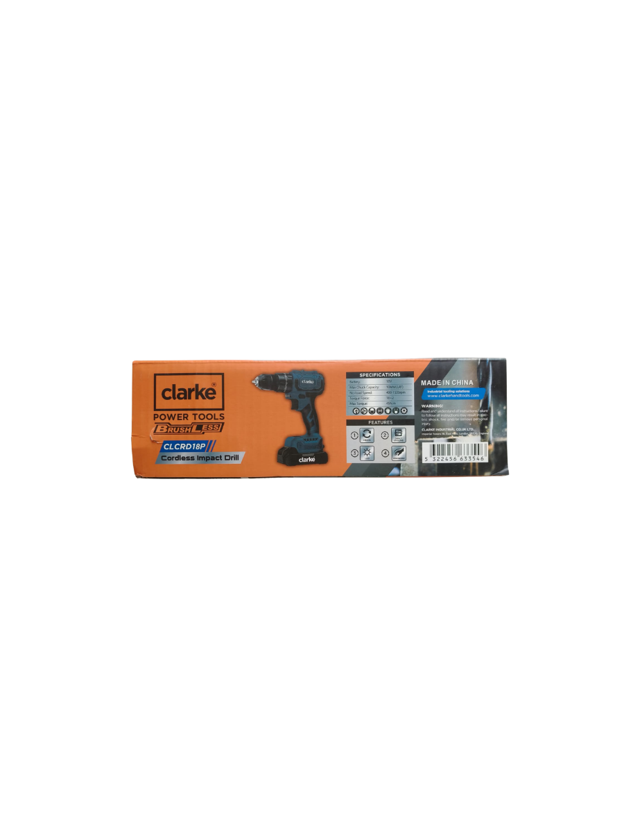 Clarke CLCRD18P 18v Cordless Driver Drill