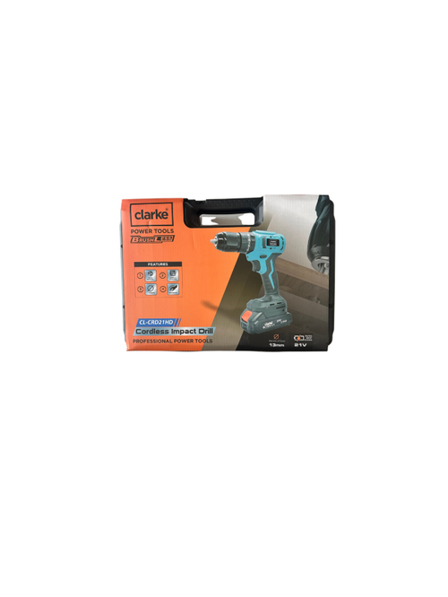 Clarke  CLCRD21HD Cordless Driver Drill 21V With Bit Set