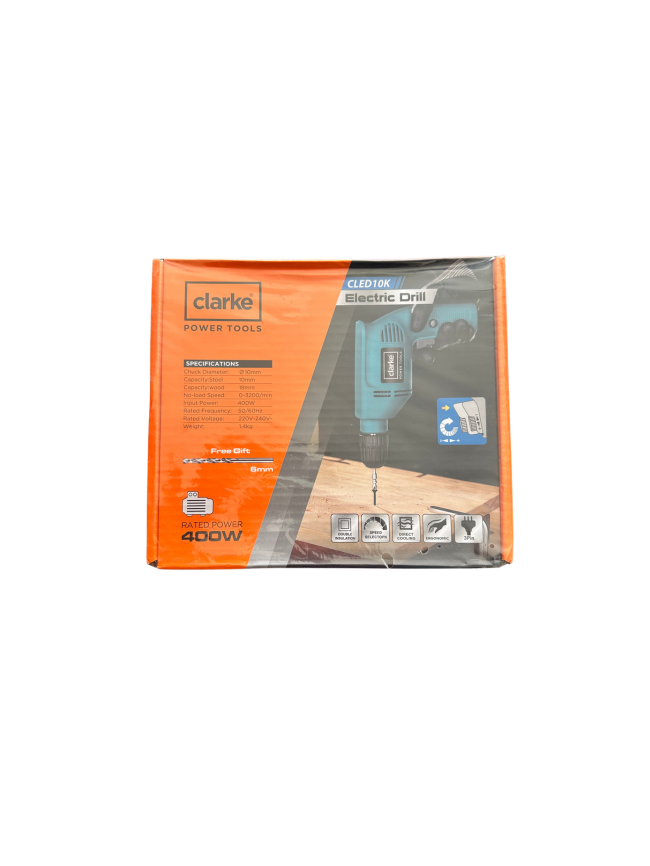 Clarke CLED10K Drill Machine 10mm Keyless Chuck