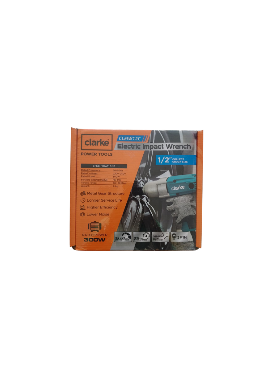 Clarke 1/2" Electric Impact Wrench 230-260 N.M  CLEIW12C