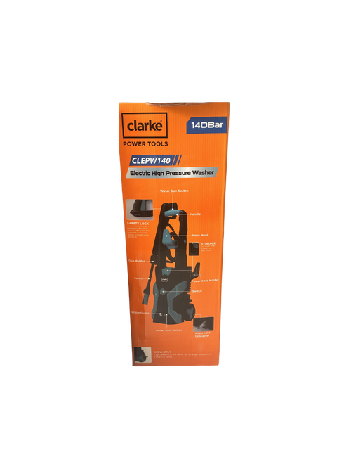 Clarke  CLEPW140 Electric Pressure Washer 140 Bar