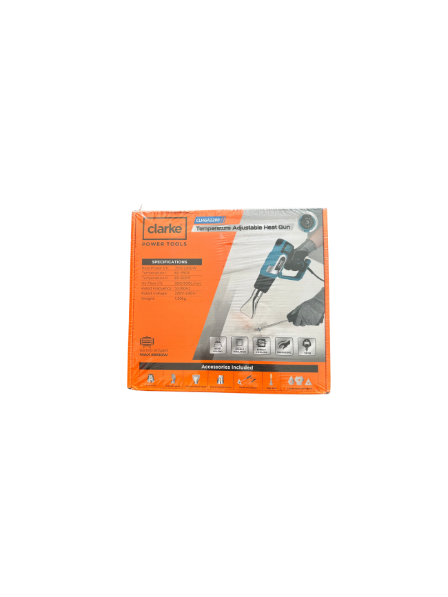 Clarke CLHGA2200 Temperature Adjustable Heat Gun 2000 watt