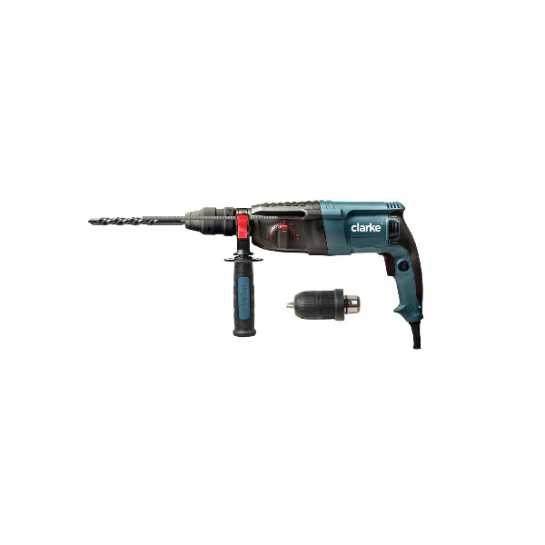 Clarke CLRH26DC Rotary Hammer 26mm with quick chuck