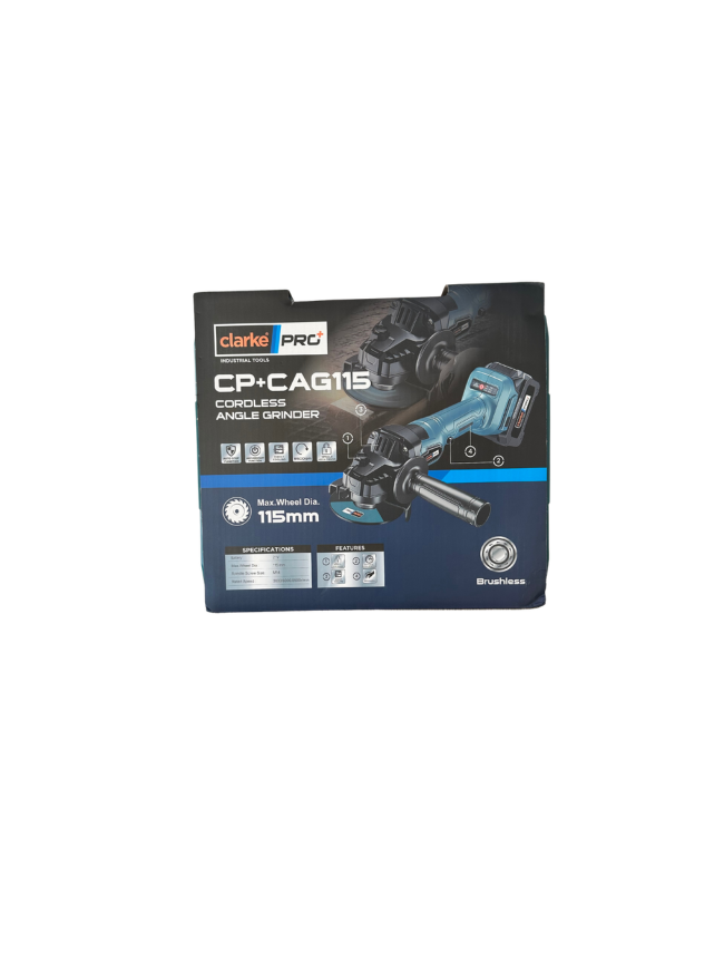 Clarke CPCAG115 Cordless Angel Grinder 115MM 21V