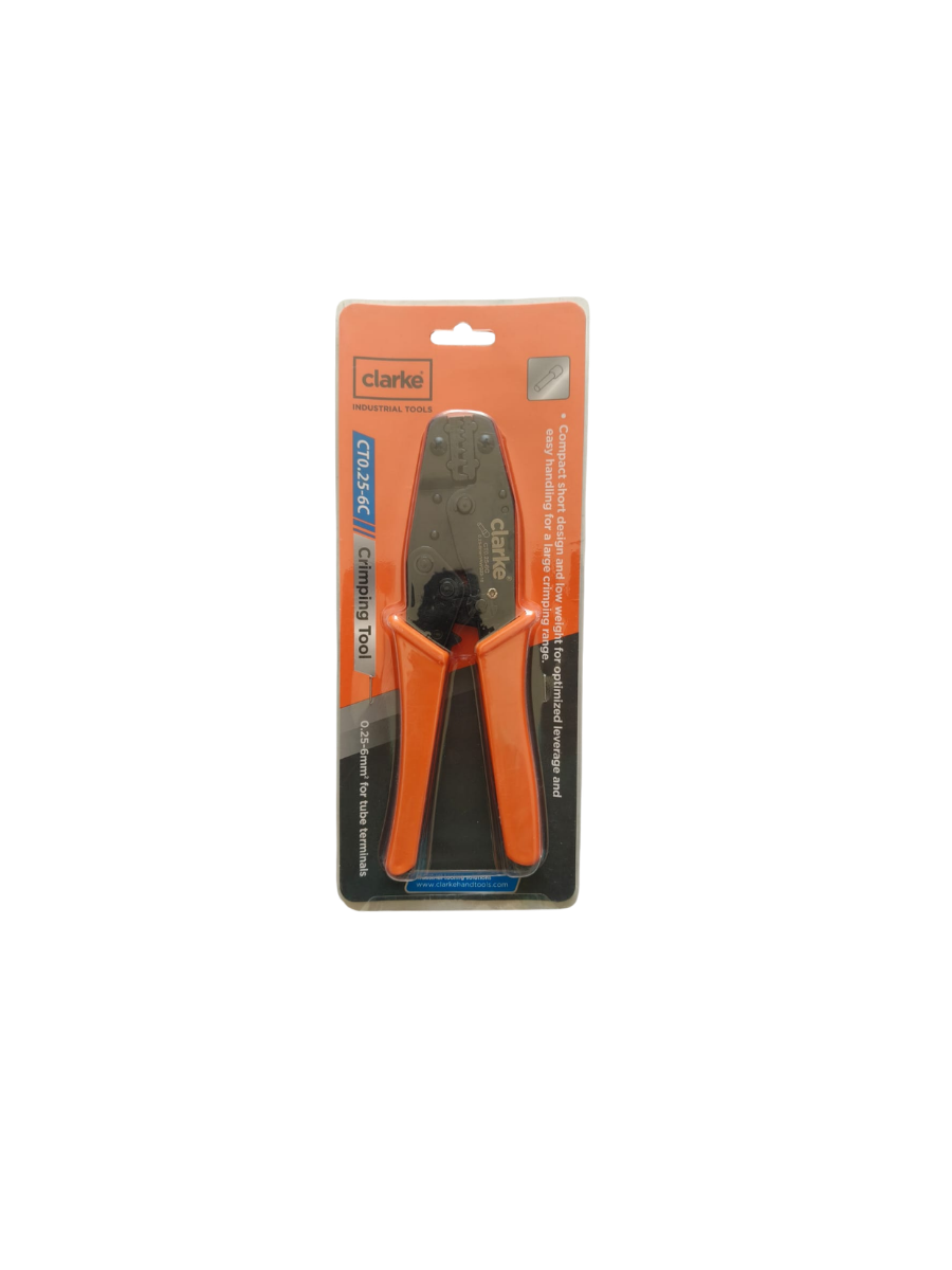 CLARKE CT0.25-6C CRIMPING TOOL 0.25-6mm2 FOR TUBE TERMINALS