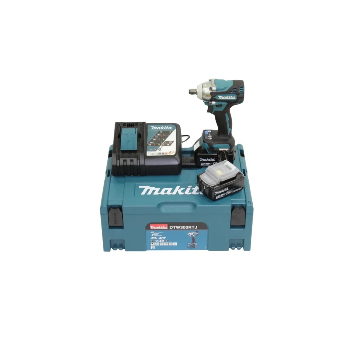 Makita DTW300RTJ Cordless Impact Wrench 1/2" 18V