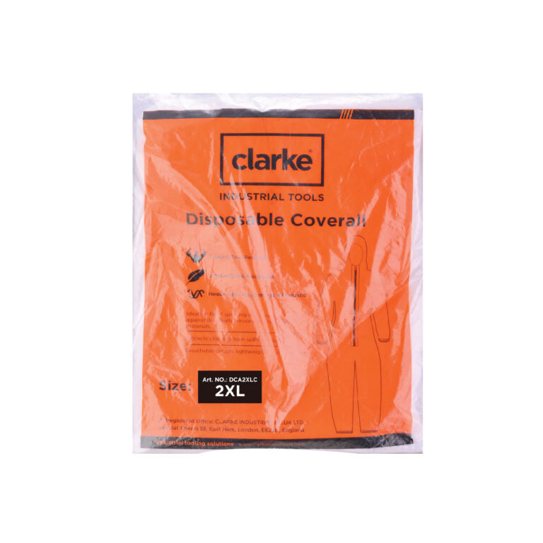 CLARKE DCA2XLC DISPOSABLE COVERALL