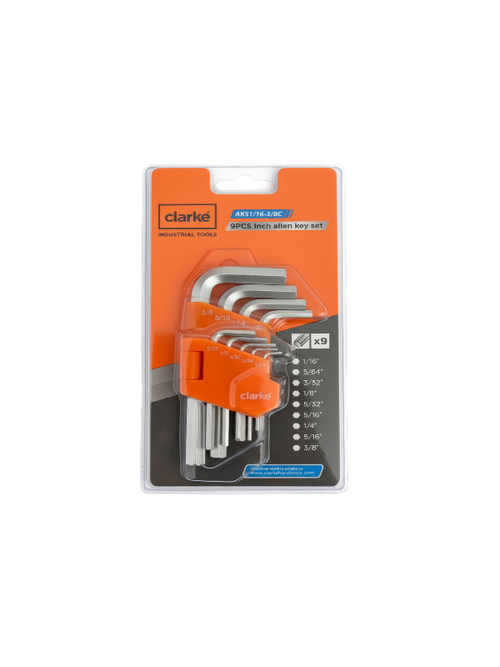 CLARKE AKS1.5-10C ALLEN KEY SET