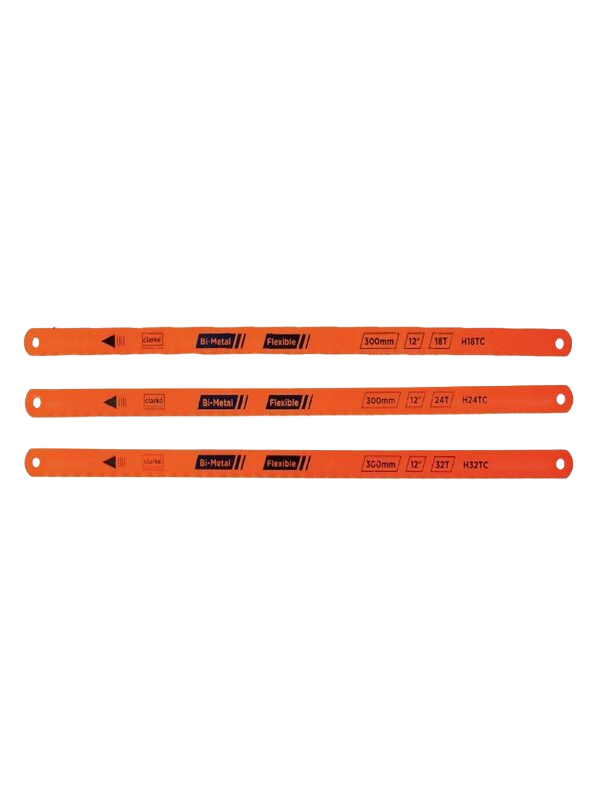 CLARKE H24TC HACK SAW BLADE 24T BI-METAL (PACK OF 10)