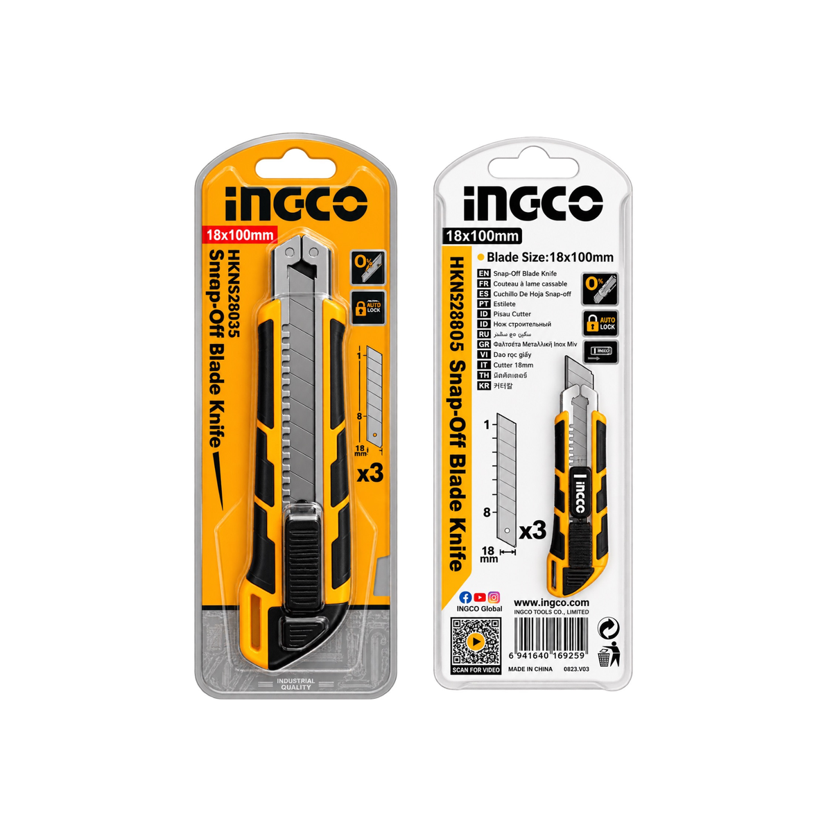 INGCO HKNS28035 SNAP OFF KNIFE