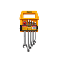 INGCO HKSPAR2-62 RATCHET SPANNER SET 6PC
