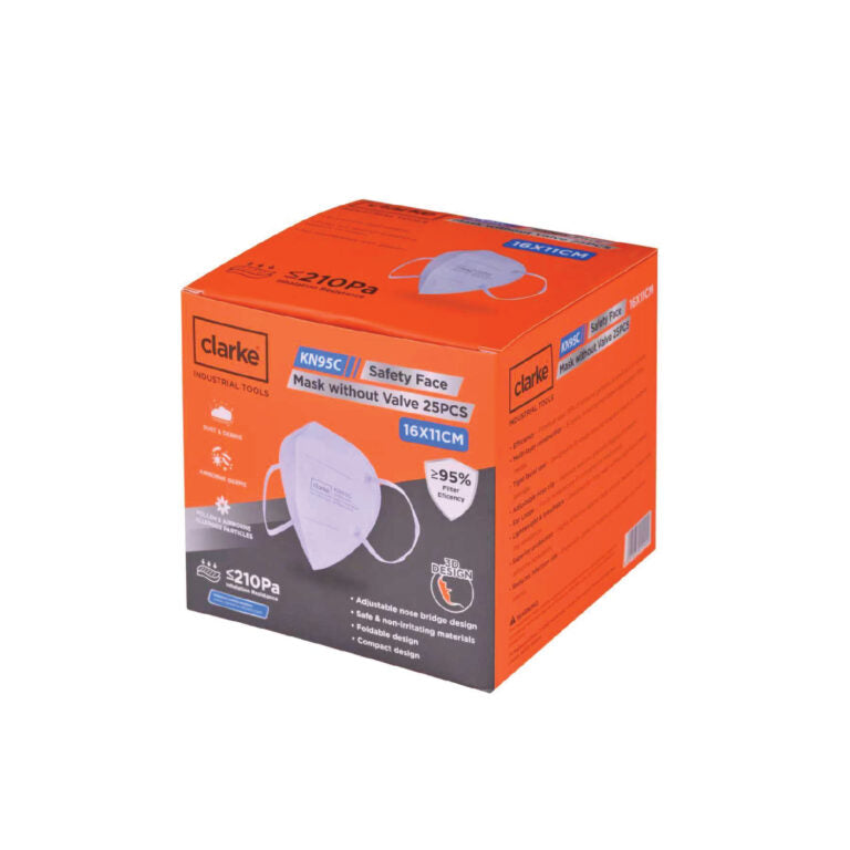 CLARKE KN95C ANTI DUST MASK WITH OUT VALVE