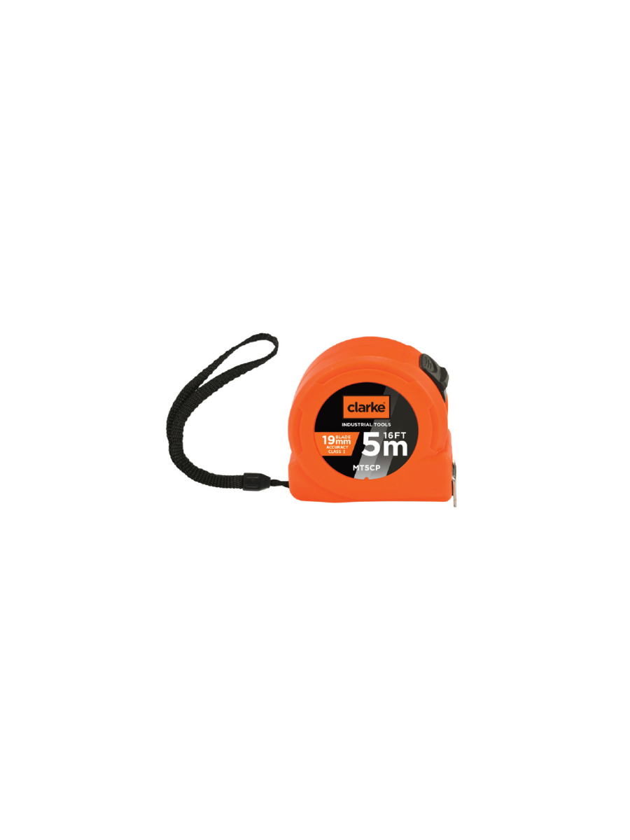 CLARKE MT5CP MEASURING TAPE 5 MTR PVC BODY