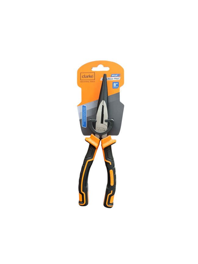 CLARKE NPL8C NOSE PLIERS 8"