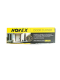 Novex Door Closer for 45kg to 60kg Doors, High-Quality Aluminum Alloy Safety Closer, Silver