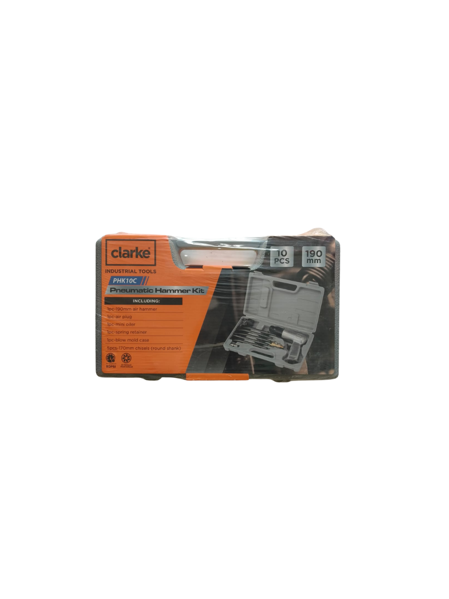CLARKE PHK10C PNEUMATIC HAMMER KIT 190MM (10PCS)
