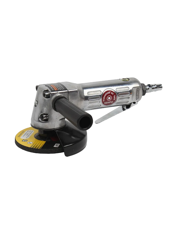Sempo 4" Pneumatic Angle Grinder (100mm), Professional Air Powered Grinding & Cutting Tool