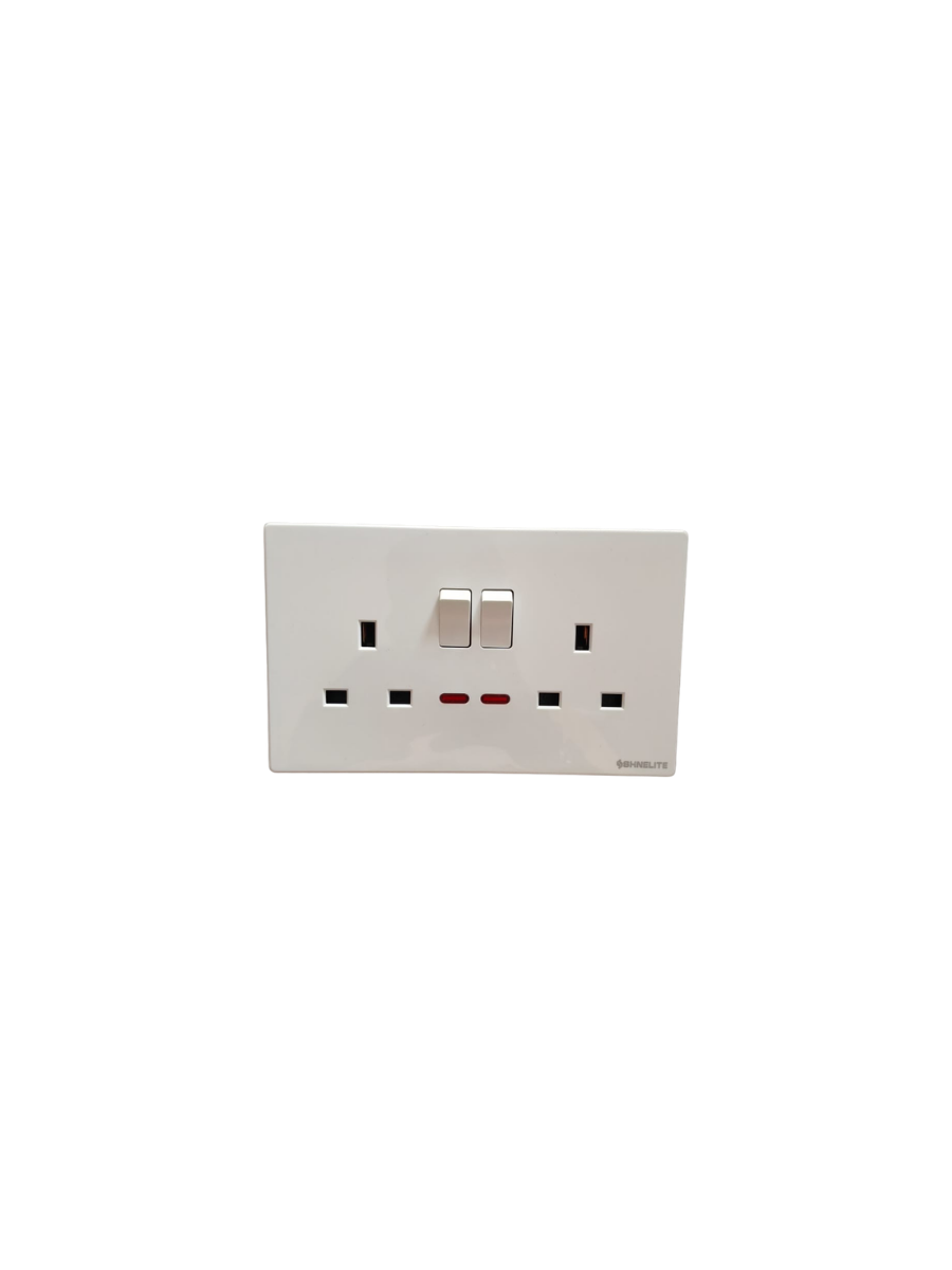 Switch Socket Double 13Amp