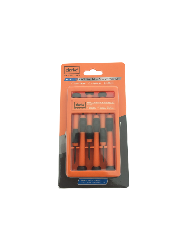 CLARKE 6PC PRECISION SCREW DRIVER SET - PSDSC