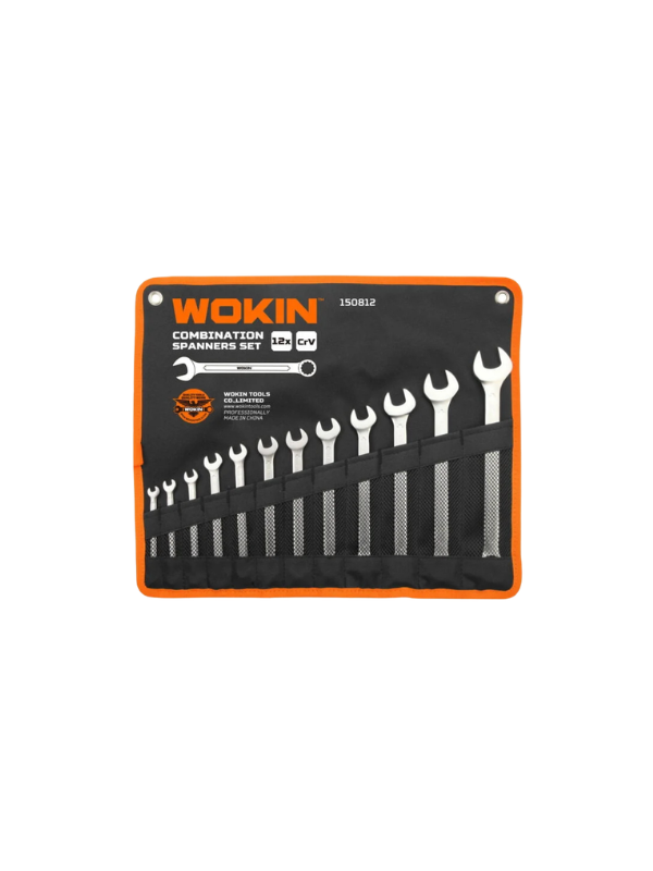WOKIN 150812 COMBINATION SPANNER SET 12PC