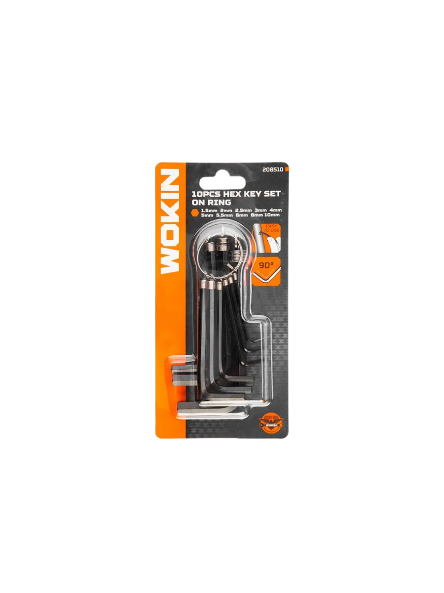 WOKIN 208510 HEX KEY SET 1.5-10MM