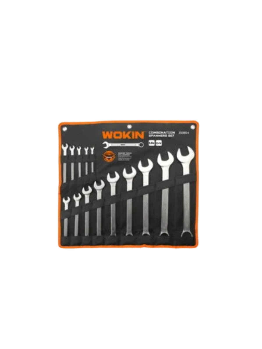 WOKIN 150814 COMBINATION SPANNER SET 14PC