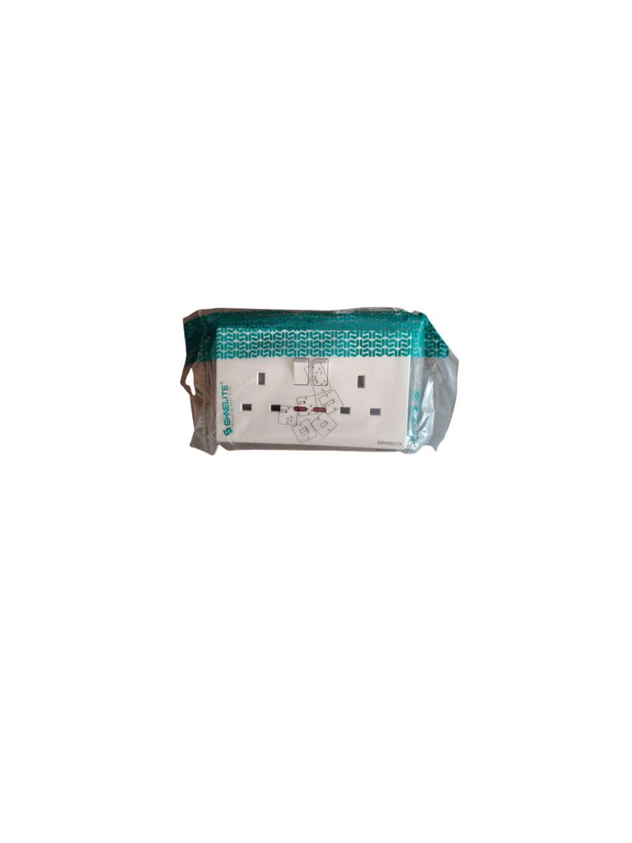 Switch Socket Double 13Amp