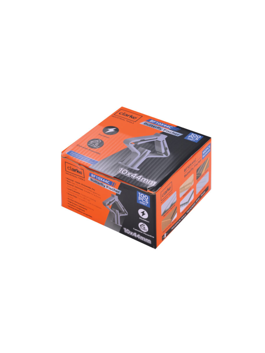 CLARKE BF10X36C BUTTERFLY FISCHER 10X36MM 100 PCS/BOX
