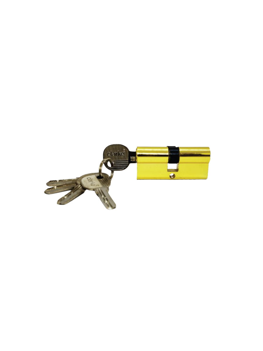 CLARKE LCBP70C LOCK CYLINDER BRASS NORMAL KEY 70MM GP