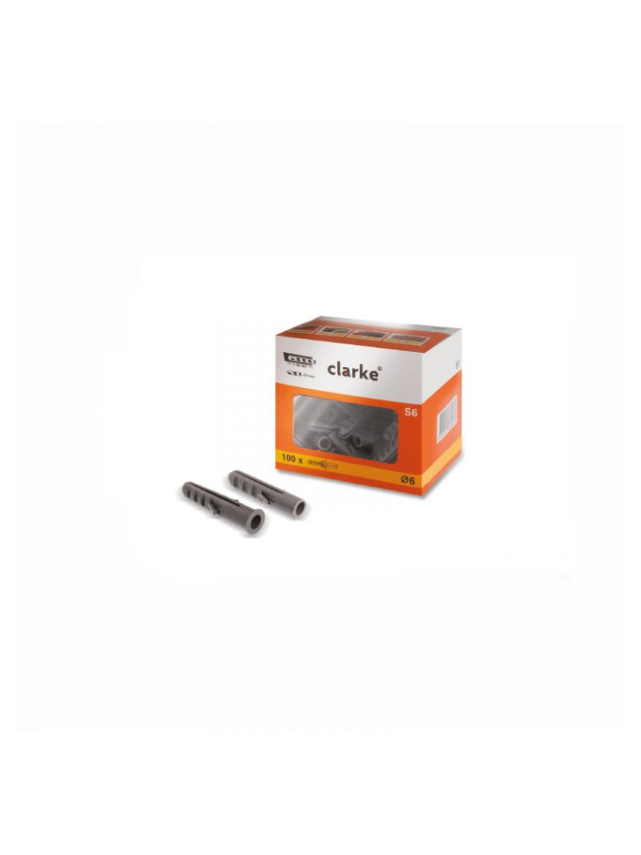 CLARKE CWP8CT WALL PLUG 8MM CAP TYPE