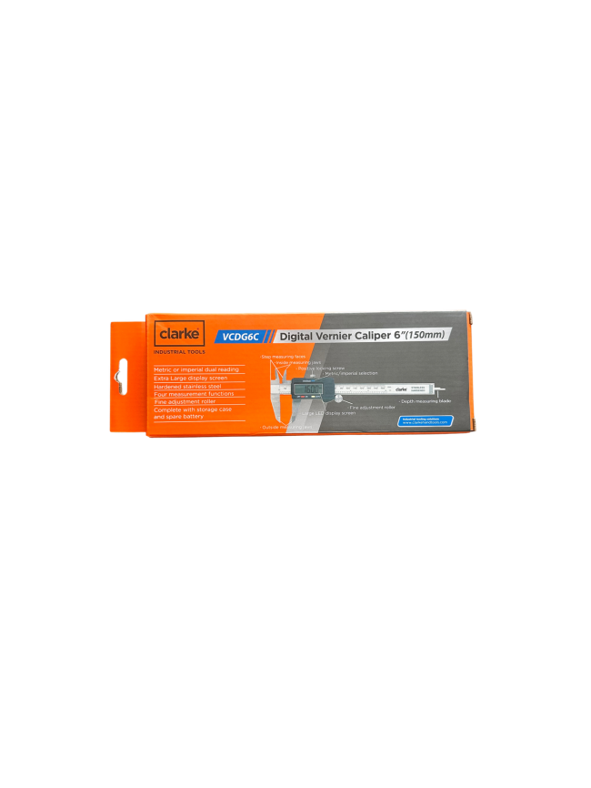 CLARKE VCDG6C VERNIER CALIPER DIGITAL 6"