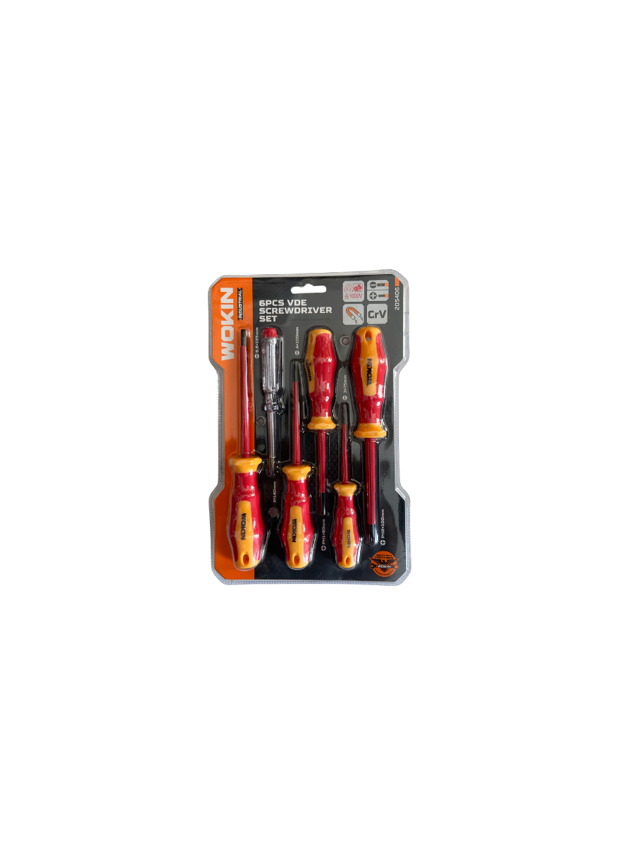 WOKIN 205406 VDE SCREWDRIVER SET 6PCS