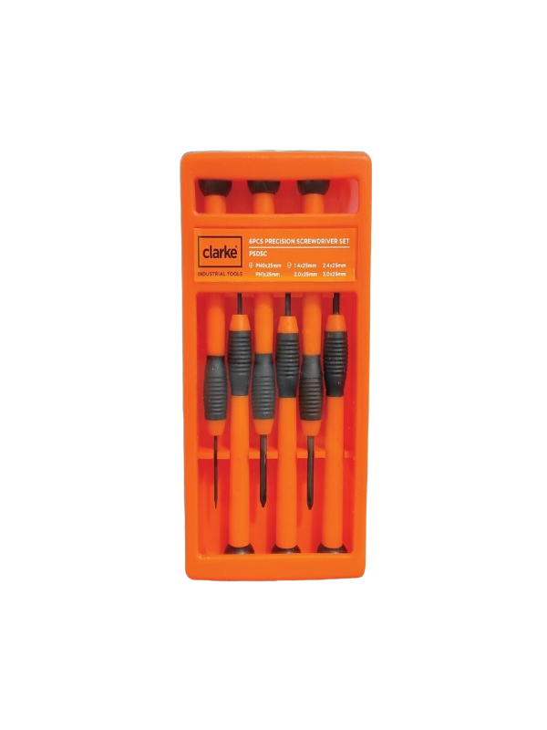 CLARKE 6PC PRECISION SCREW DRIVER SET - PSDSC