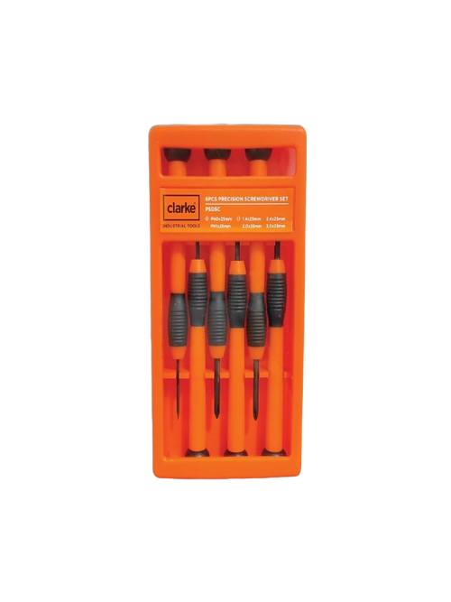 CLARKE 6PC PRECISION SCREW DRIVER SET - PSDSC