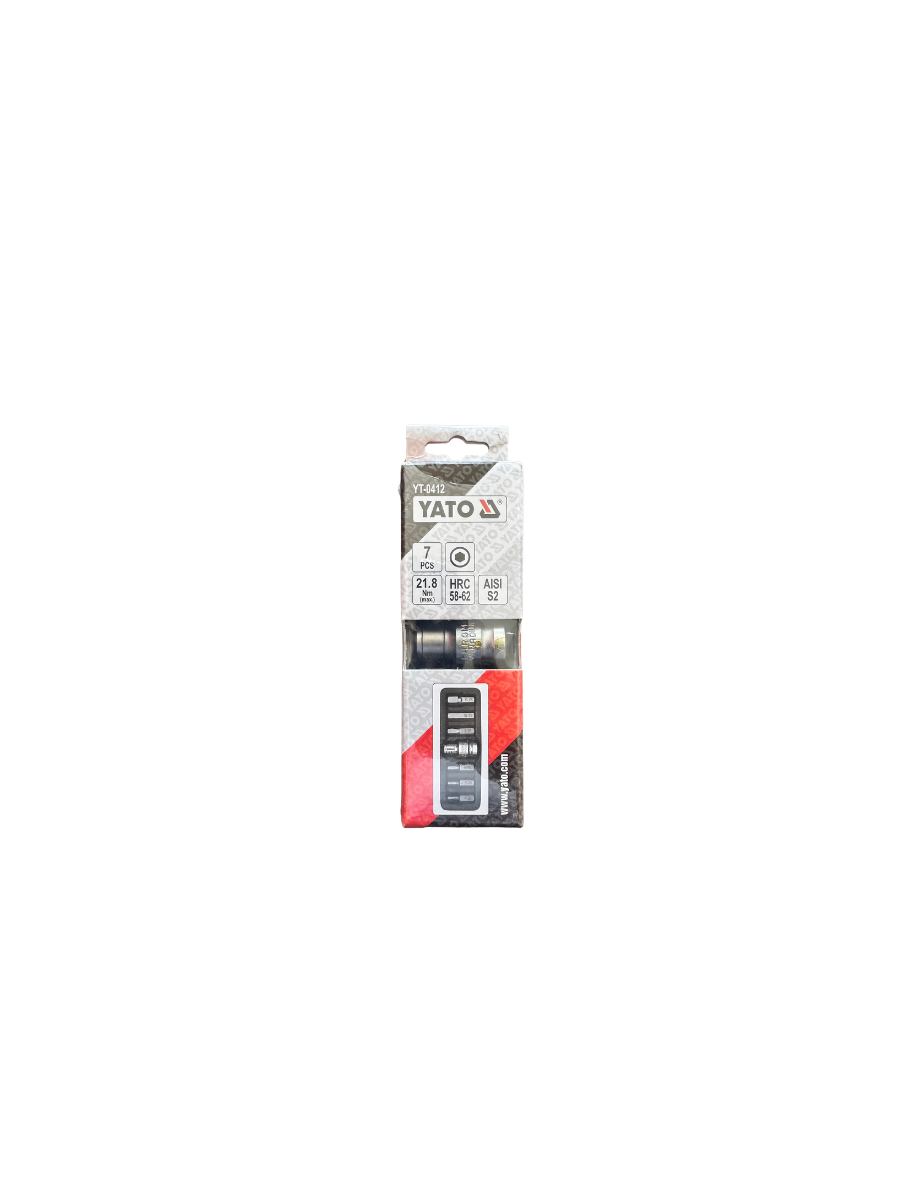 YATO HEX BIT SET YT-0412