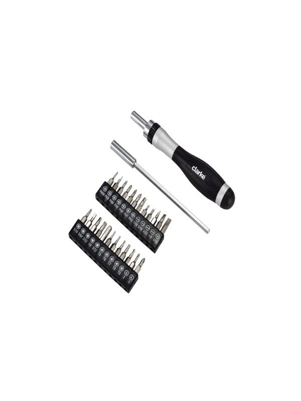 CLARKE RPSS26C RATCHETING PRECISION SCREWDRIVER SET 26PCS
