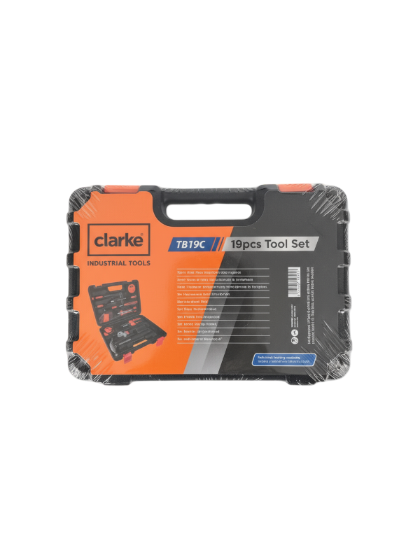 CLARKE TB19C TOOL BOX 19PC SET