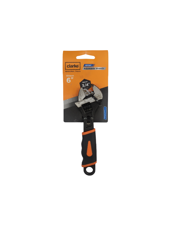 CLARKE AWG6C ADJ. WRENCH 6" SOFT GRIP
